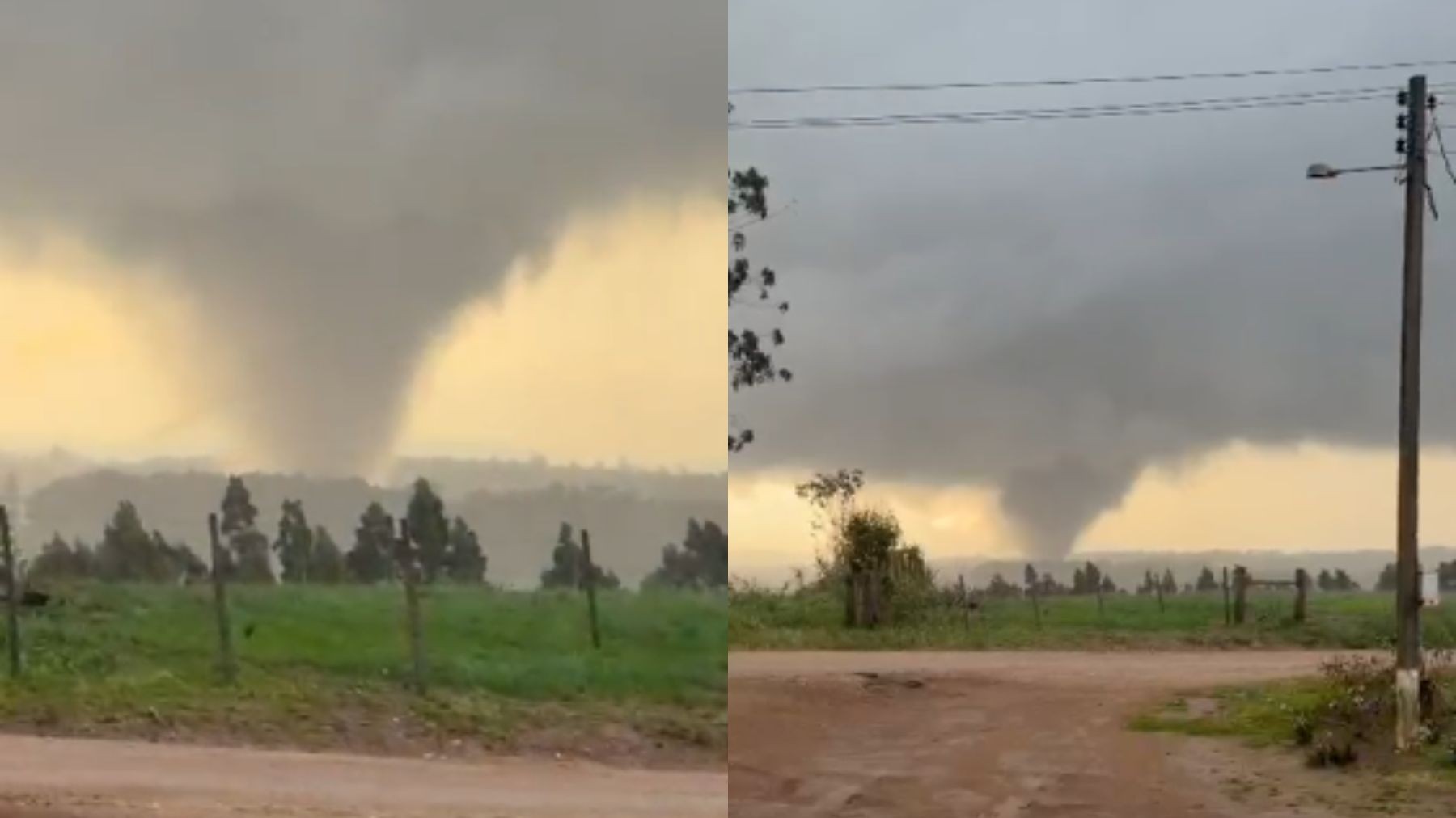 VÍDEO: Tornado causa destruição no Paraná