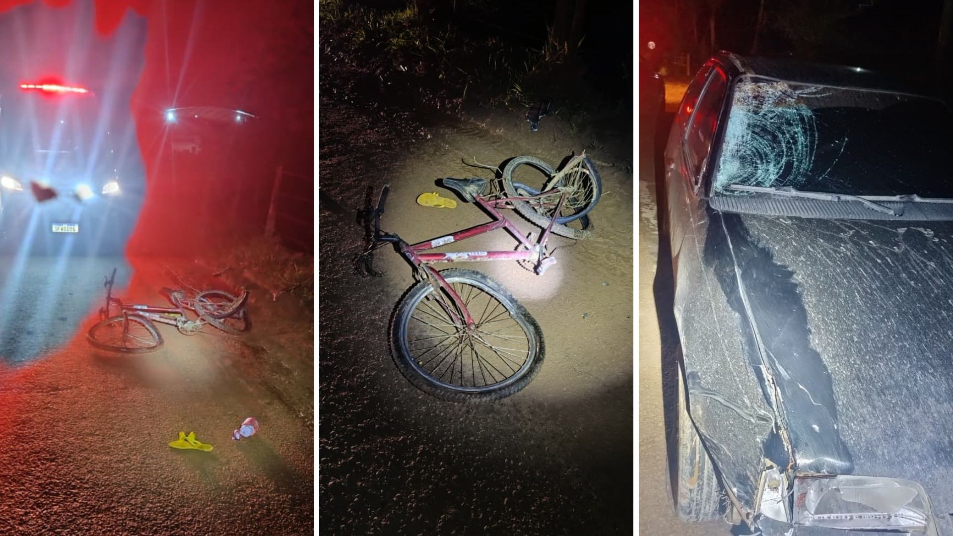 Ciclista morre após ser atropelada por carro em estrada no Sul do ES