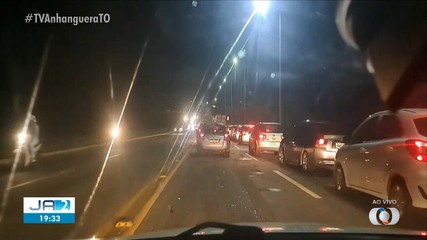 Acidente de trânsito em ponte da Av. Teotônio Segurado deixa uma pessoa morta