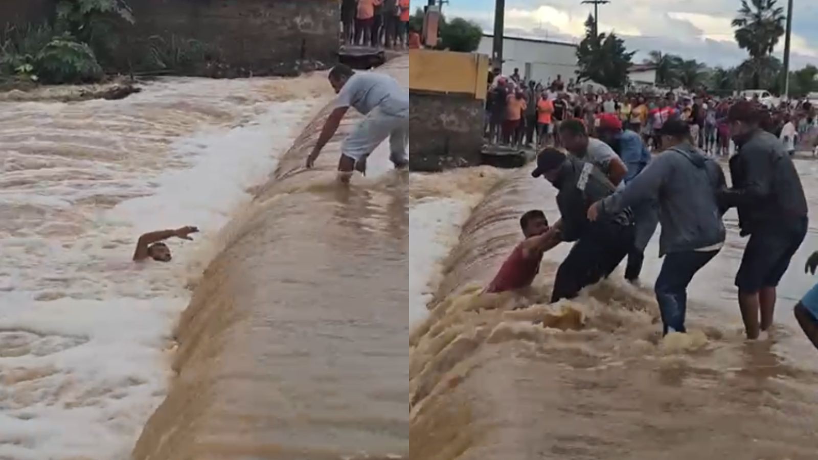 Motociclista cai ao tentar atravessar passagem molhada no interior do PI; foi socorrido por moradores