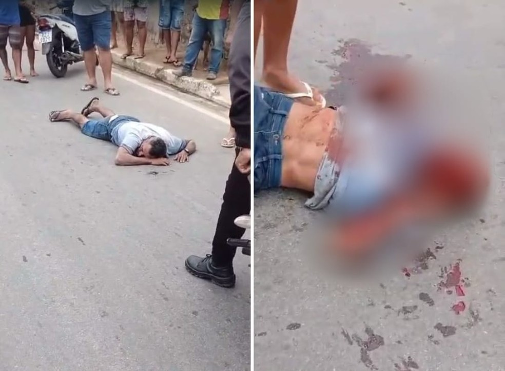 Homem que estuprou menina em AL é espancando — Foto: Reprodução