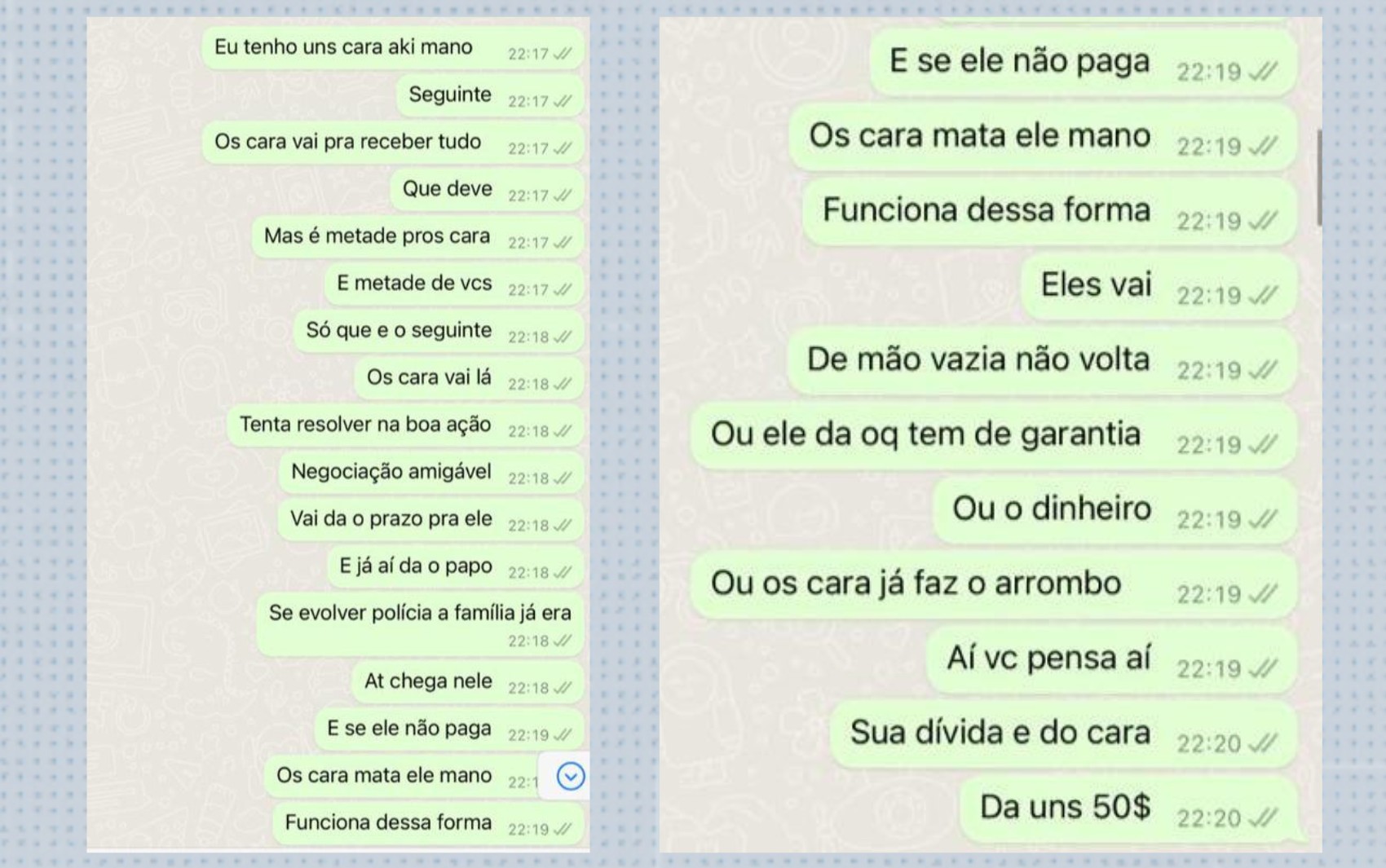 Mensagens de suspeitos de agiotagem em Colina, SP, têm ameaças contra 'devedores'