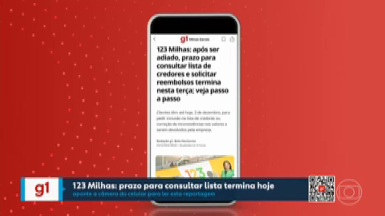 123 Milhas: após ser adiado, prazo para consultar lista de credores e solicitar reembolsos termina nesta terça; veja passo a passo