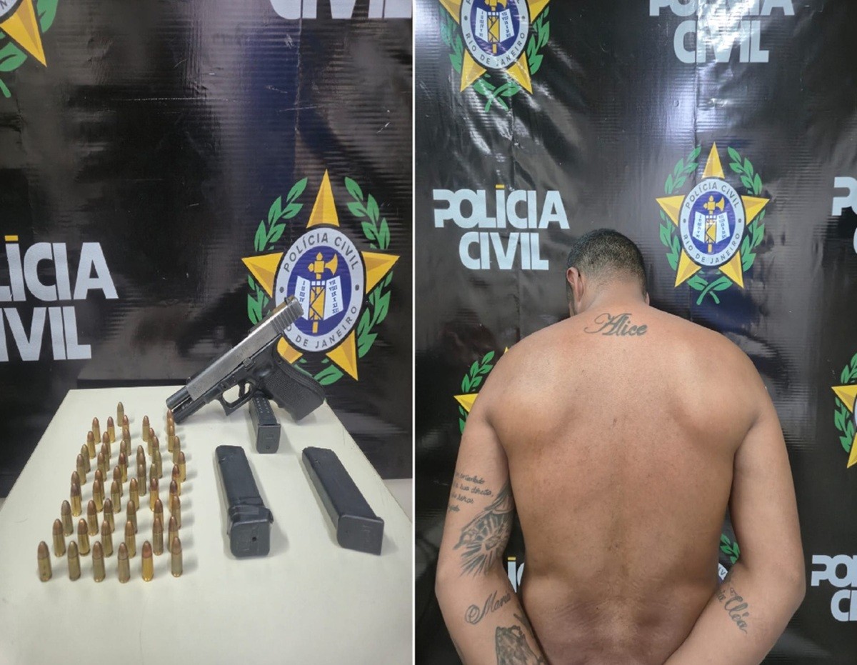 Suspeito por homicídio em Casimiro é encontrado escondido em Cabo Frio com arma e moto roubada