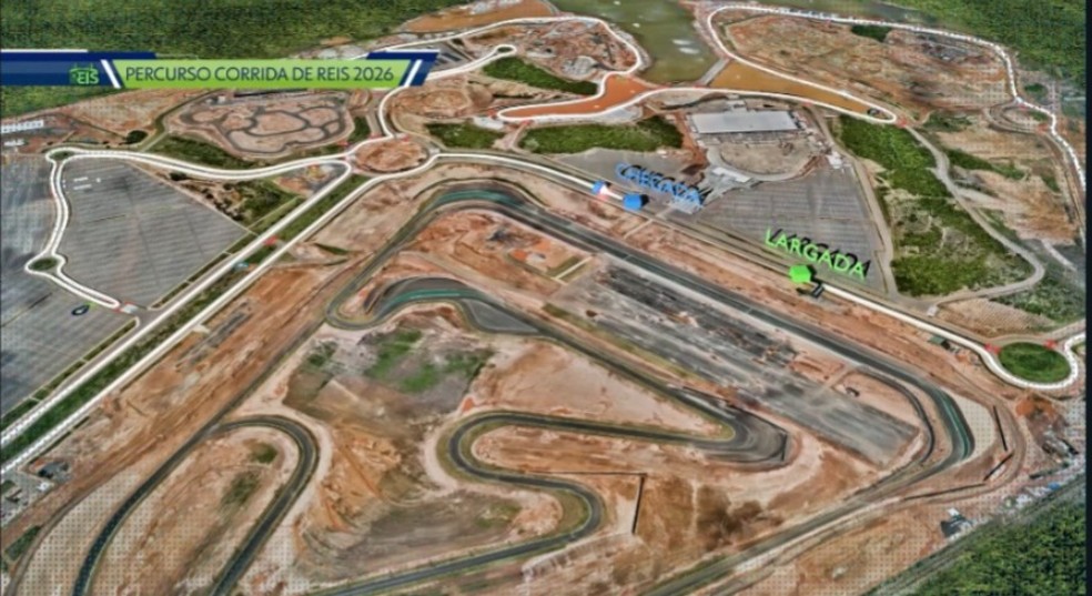 A largada e a chegada serão no mesmo ponto, dentro do parque — Foto: TV Centro América