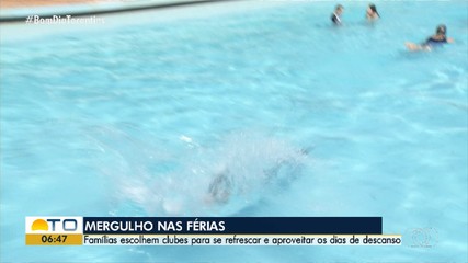 Clubes viram opção de descanso nas férias em Palmas