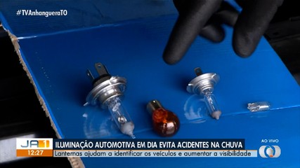 Manutenção com lanternas dos veículos é importante no período chuvoso