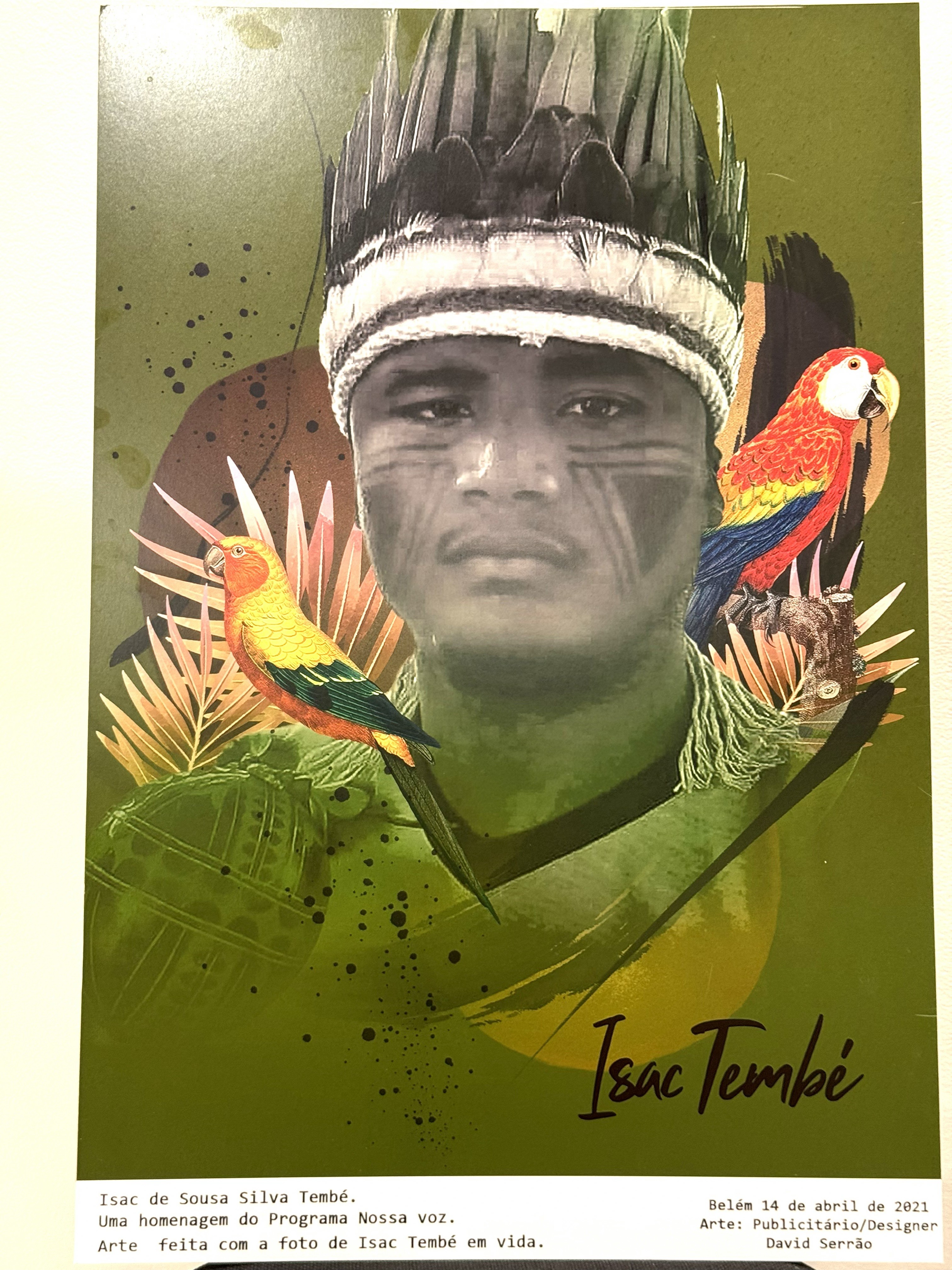 Mostra homenageia Isac Tembé, jovem liderança morta no Pará, e denuncia a violência contra povos indígenas