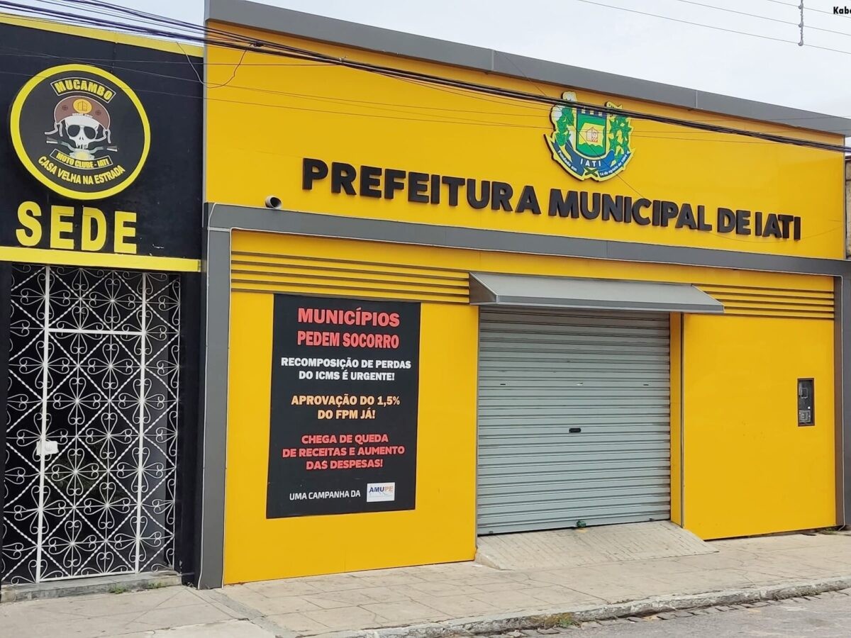 Prefeitura de Iati lança concurso público com 609 vagas e salários de até R$ 4,8 mil