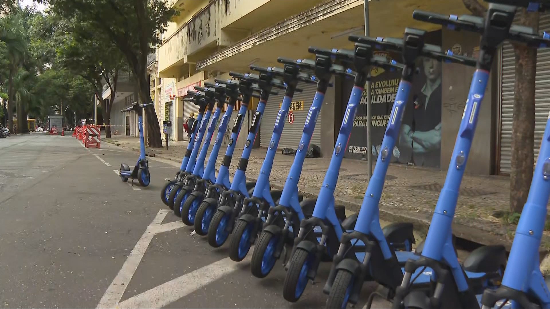 Patinetes elétricos compartilhados começam a operar em BH nesta quarta-feira