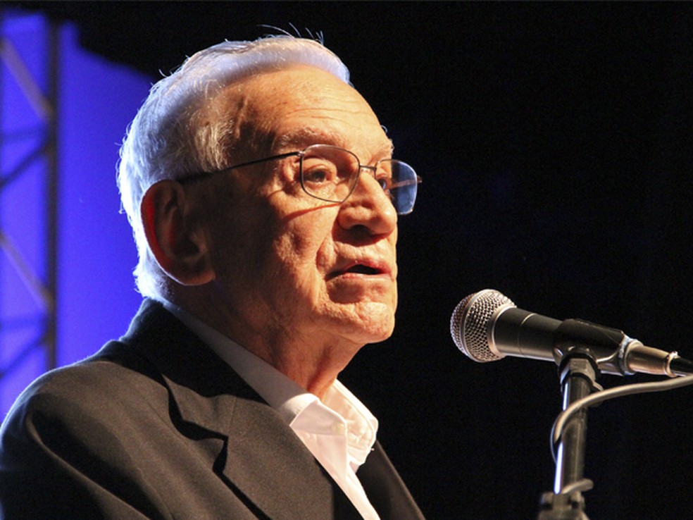 Ozires Silva mudou os rumos da indústria aeronáutica no Brasil — Foto: Carlos Santos/G1/ Arquivo 