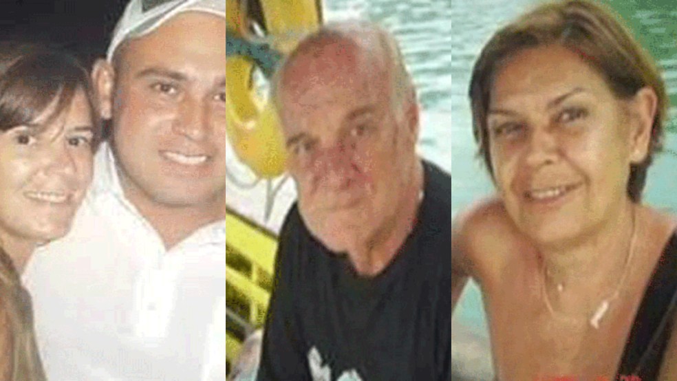 Roberta Tafner e o marido, Wilson Sousa, foram condenados pelos assassinatos do empresário Wilson e da advogada Tereza Tafner — Foto: Montagem/g1