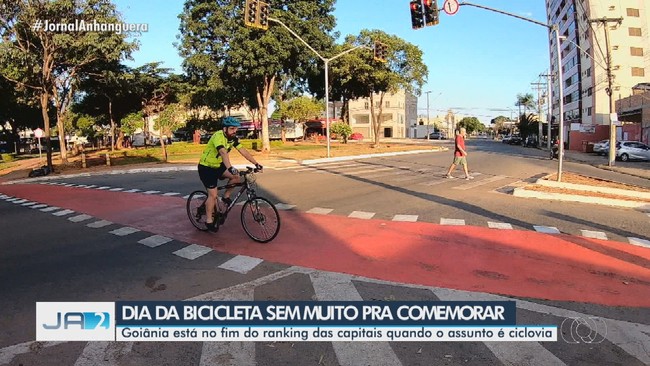 Goinia  considerada uma das piores capitais do pas para ciclistas