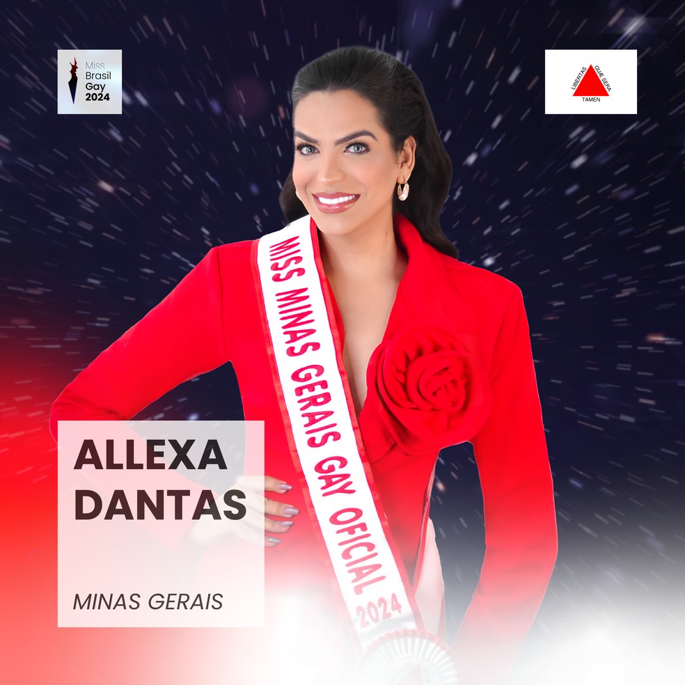 Allexa Dantas, de Minas Gerais — Foto: Miss Brasil Gay/Divulgação