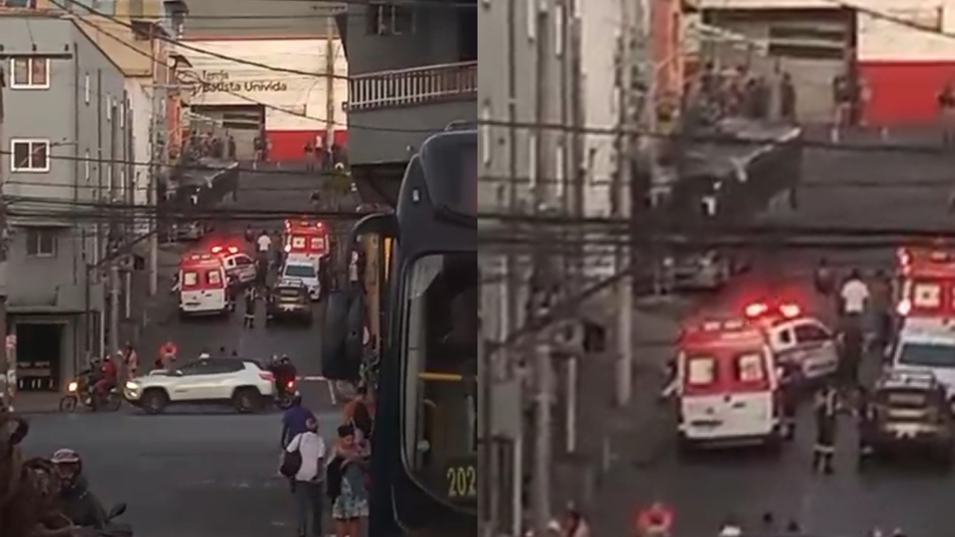 Ônibus bate em poste e deixa moradores sem energia no bairro Jardinópolis, em BH