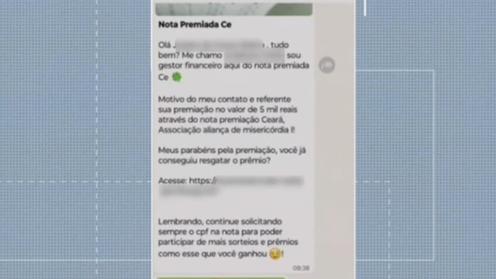 Sefaz alerta golpe usando link falso do programa Sua Nota Tem Valor