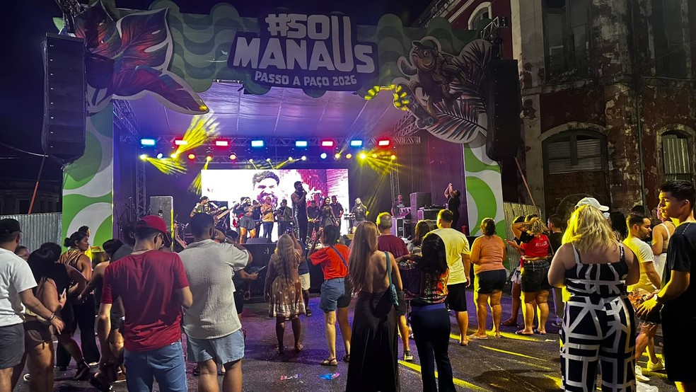 Terceira noite do Sou Manaus tem shows de artistas locais e nacionais — Foto: Jadson Lima/g1 AM