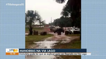 Motorista que fez manobras com carro em área proibida deve se explicar; entenda