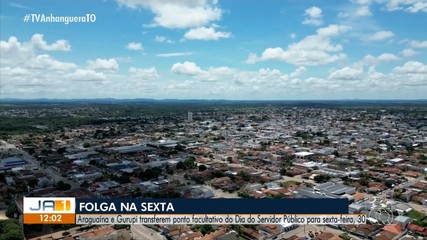 Araguaína e Gurupi terão ponto facultativo na sexta-feira (30)