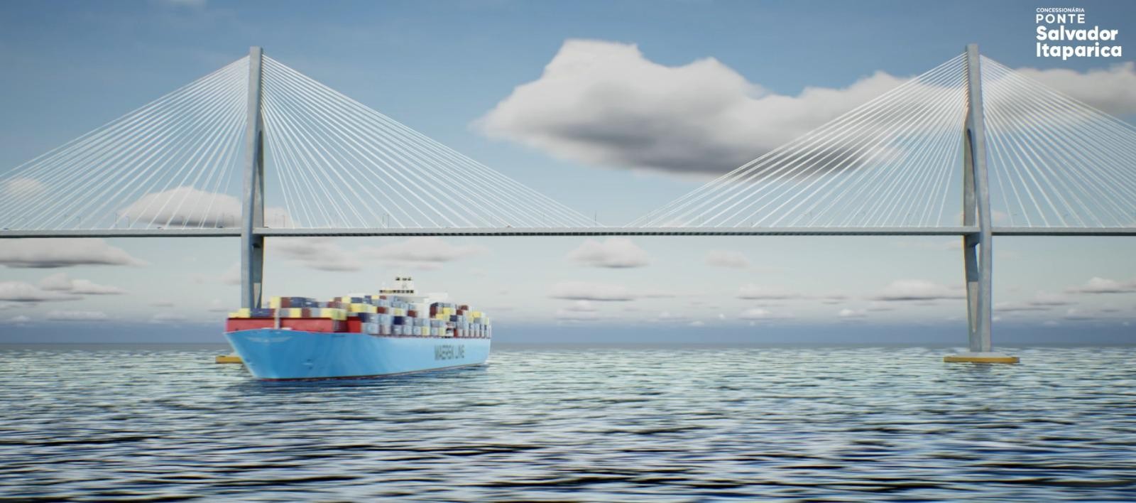 Projeto da Ponte Salvador-Itaparica mostra novos acessos viários na capital e em Vera Cruz; veja imagens em 3D