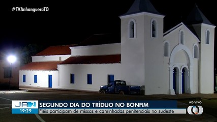 Data marca segundo dia do tríduo no Bonfim