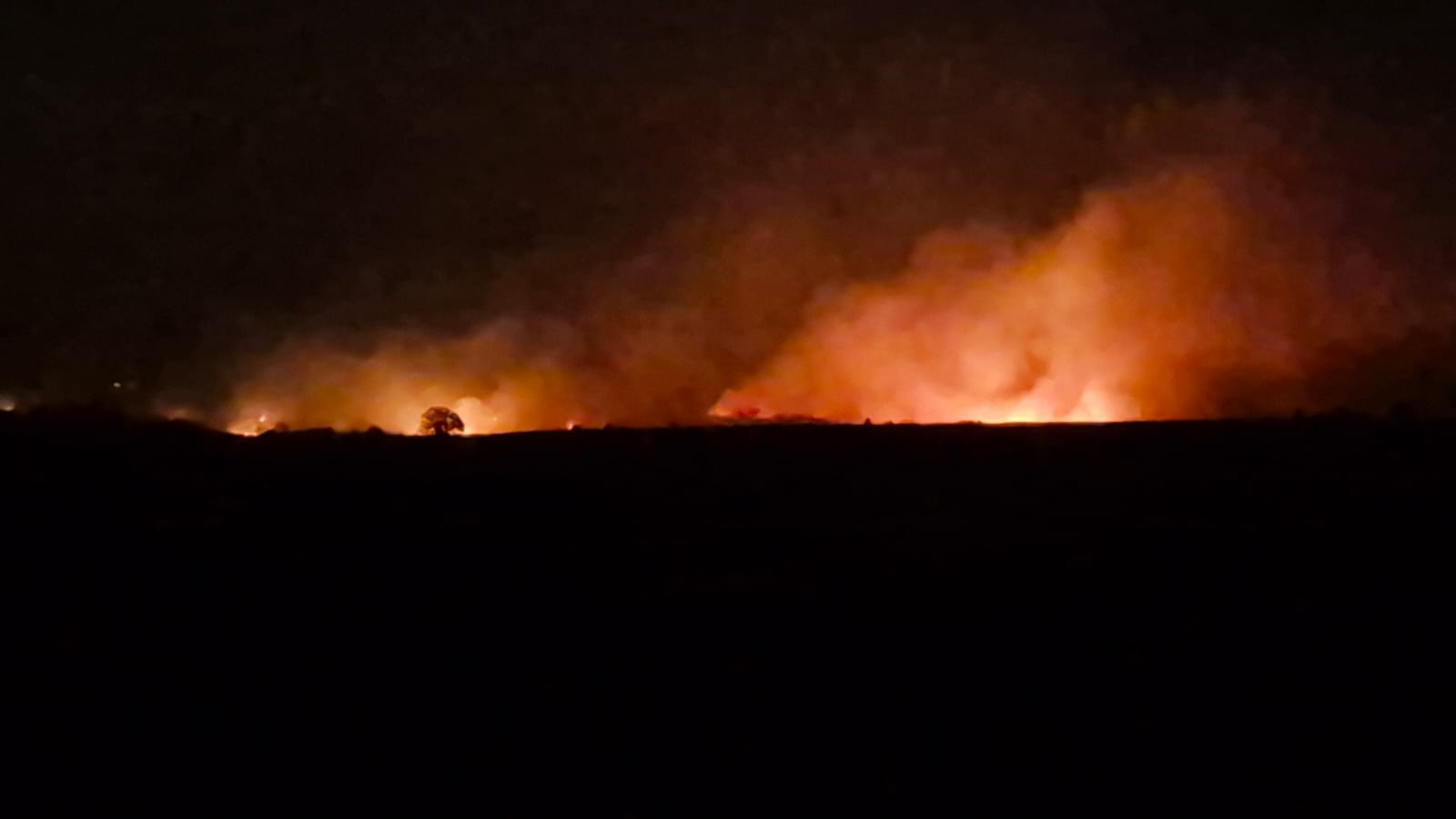 Novo foco de incêndio atinge área rural de Alto Alegre e mobiliza equipes dos bombeiros e Defesa Civil  