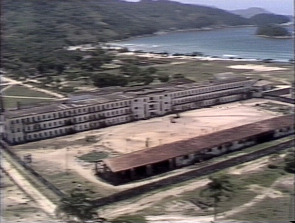 Presídio de Ilha Grande — Foto: Reprodução/TV Globo