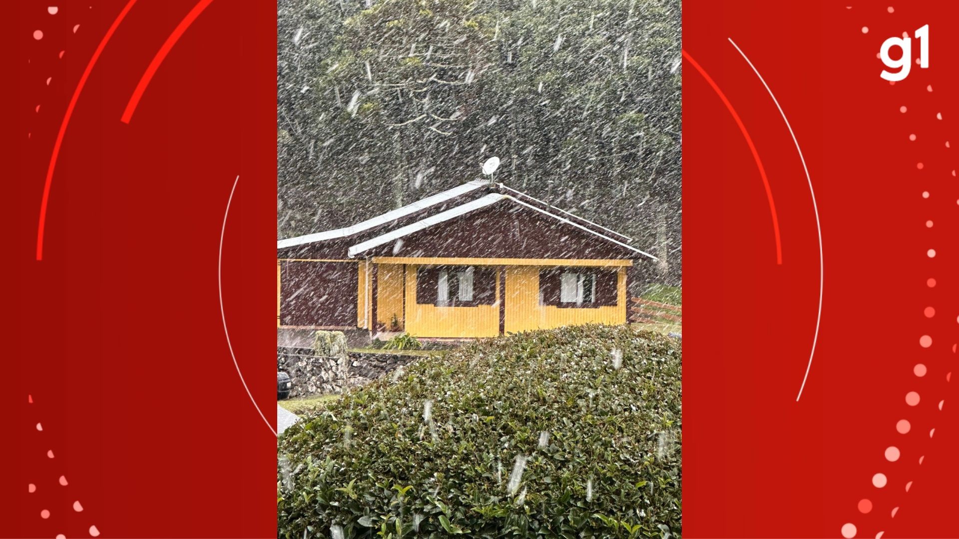 FOTOS: veja como foi a 1ª neve do ano no RS