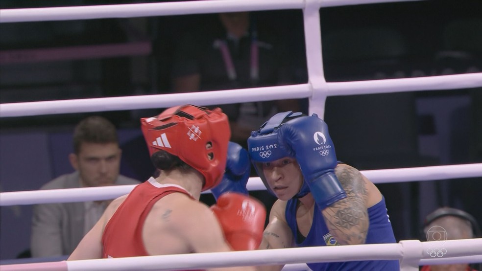 Brasil garante medalha de bronze no boxe nos Jogos Olímpicos — Foto: Reprodução/TV Globo