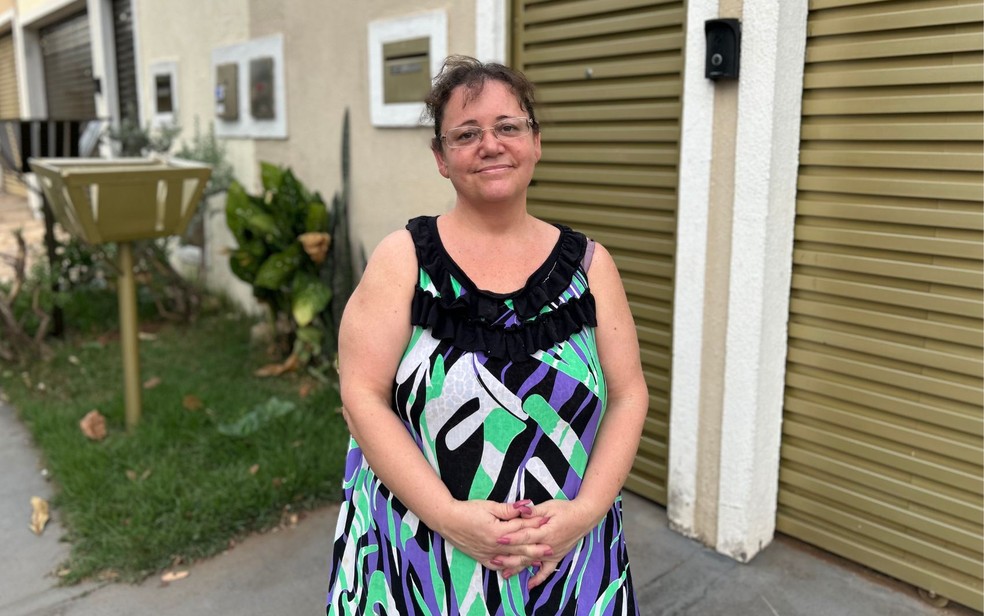 Deuslene Cândida, moradora de Goiânia, Goiás — Foto: Michel Gomes/g1 Goiás