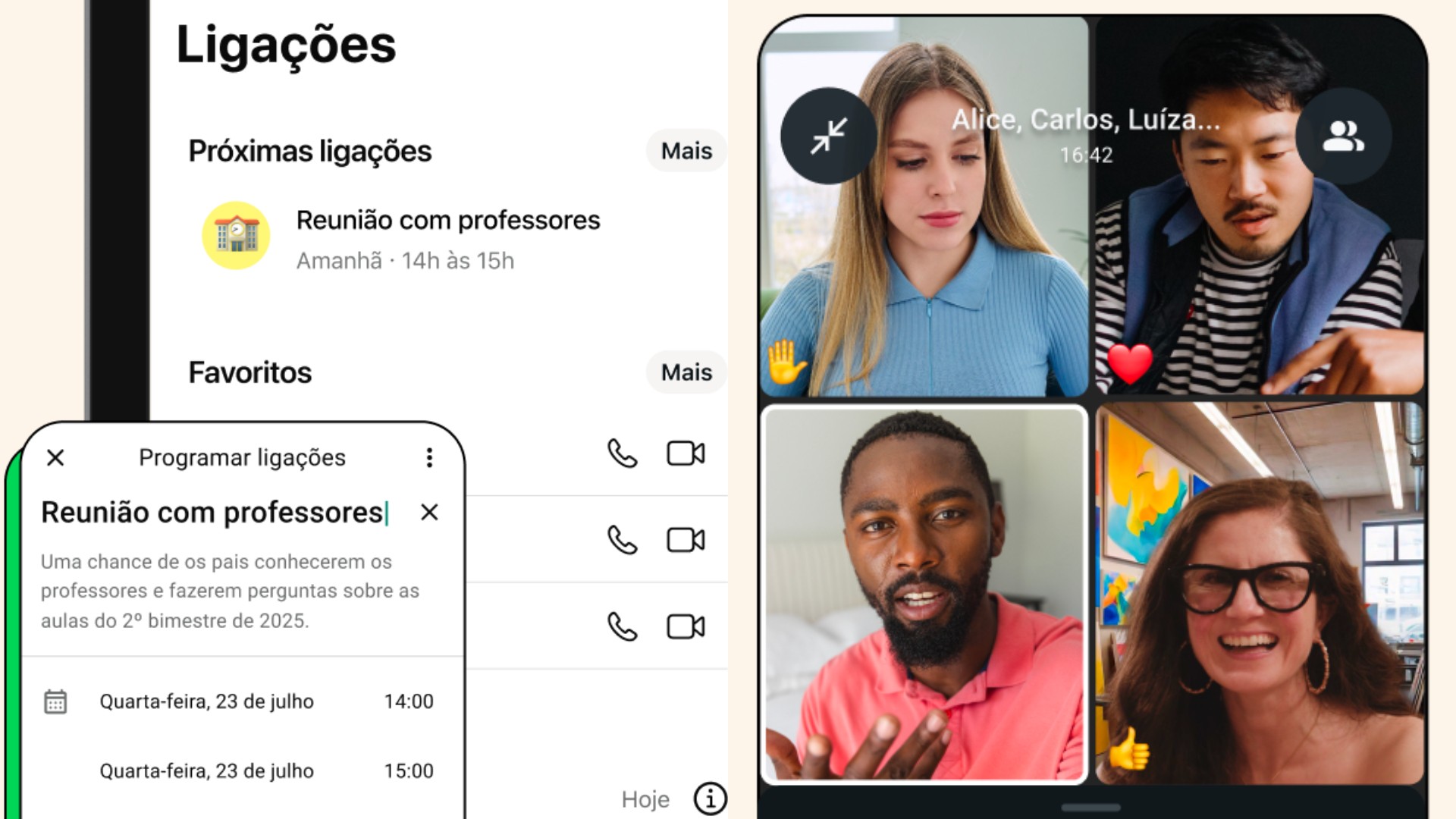 WhatsApp agora permite agendar ligações de voz e vídeo; veja como usar 
