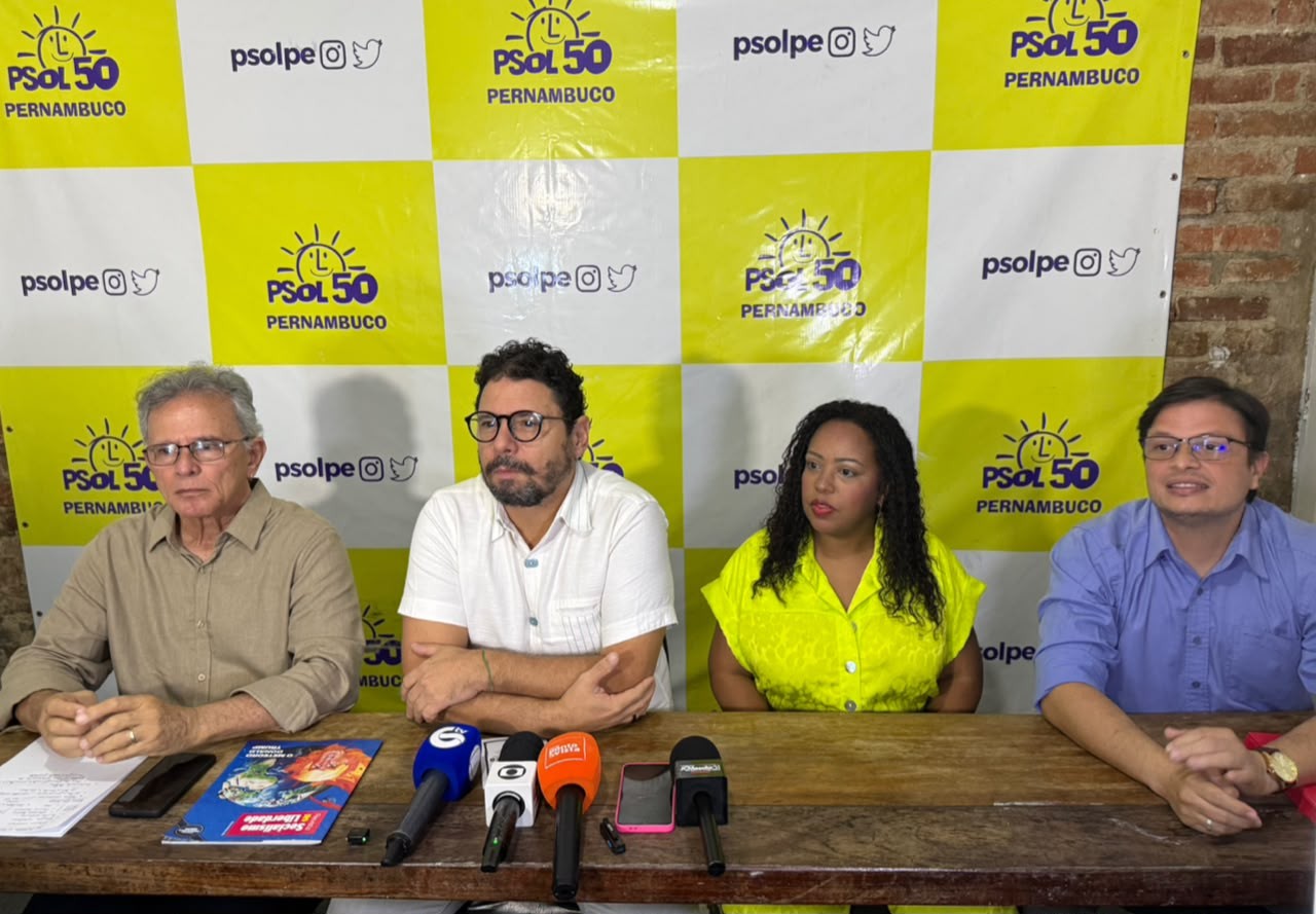 Federação PSOL-Rede em PE confirma Ivan Moraes e anuncia Alice Gabino como pré-candidatos a governador e vice nas eleições 2026 