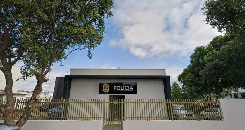 Delegacia de Polícia de Álvares Machado (SP) — Foto: Reprodução/Polícia Civil