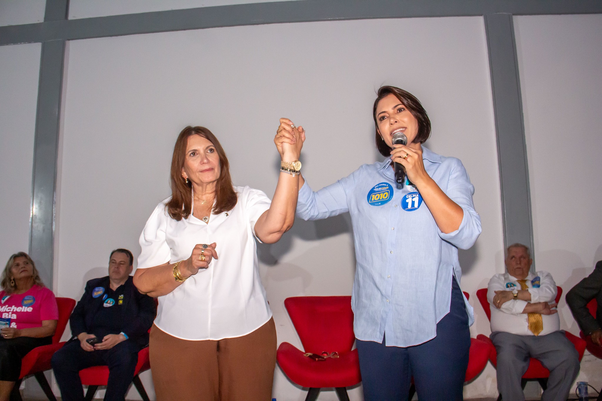 Michelle Bolsonaro (PL) e Bia Kicis (PL) são eleitas senadoras pelo DF