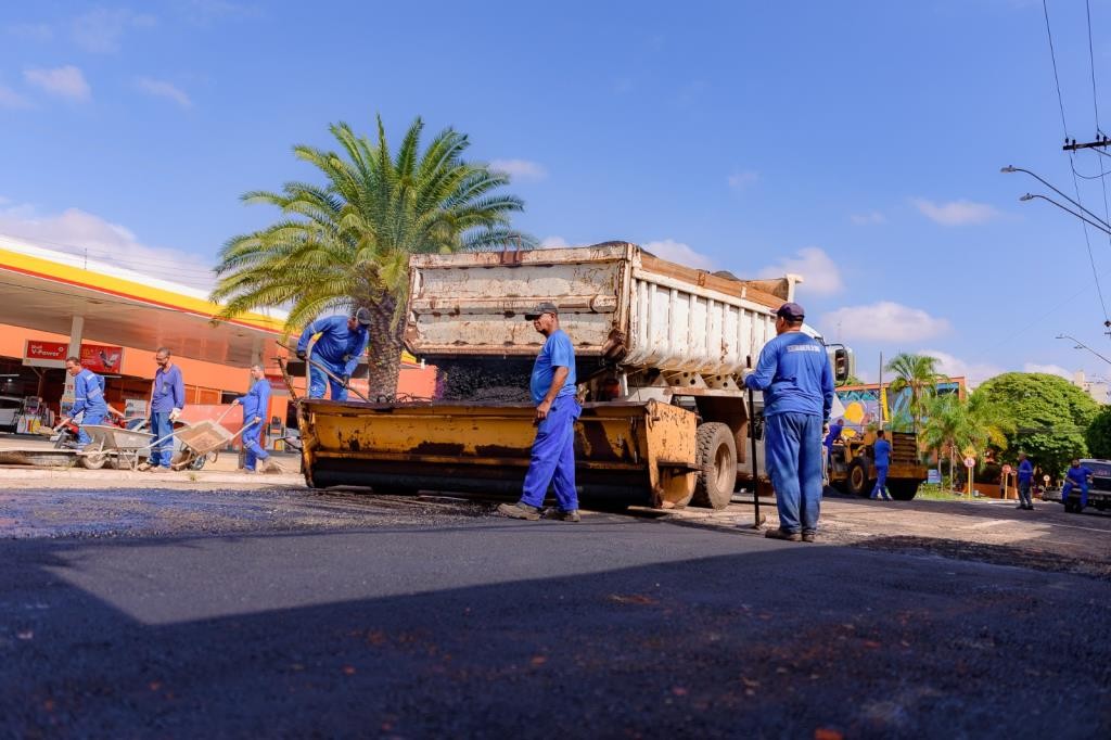 Obras de recuperação da Avenida Nações Unidas após temporal chegam à fase final em Bauru