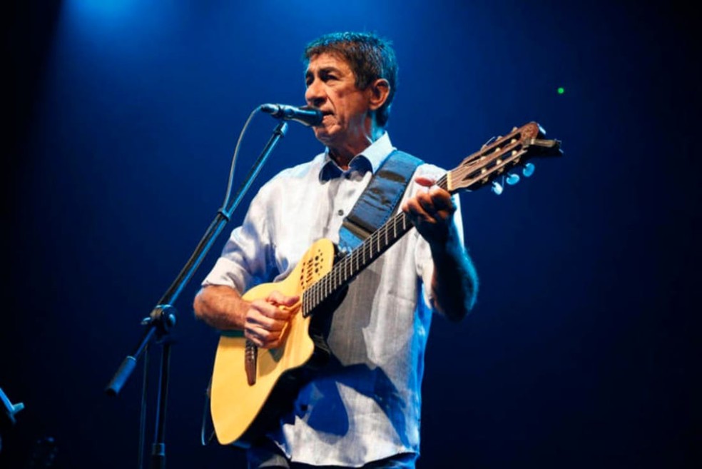 Cantor Fagner se apresenta no primeiro dia do encontro Internacional do Choro — Foto: Divulgação