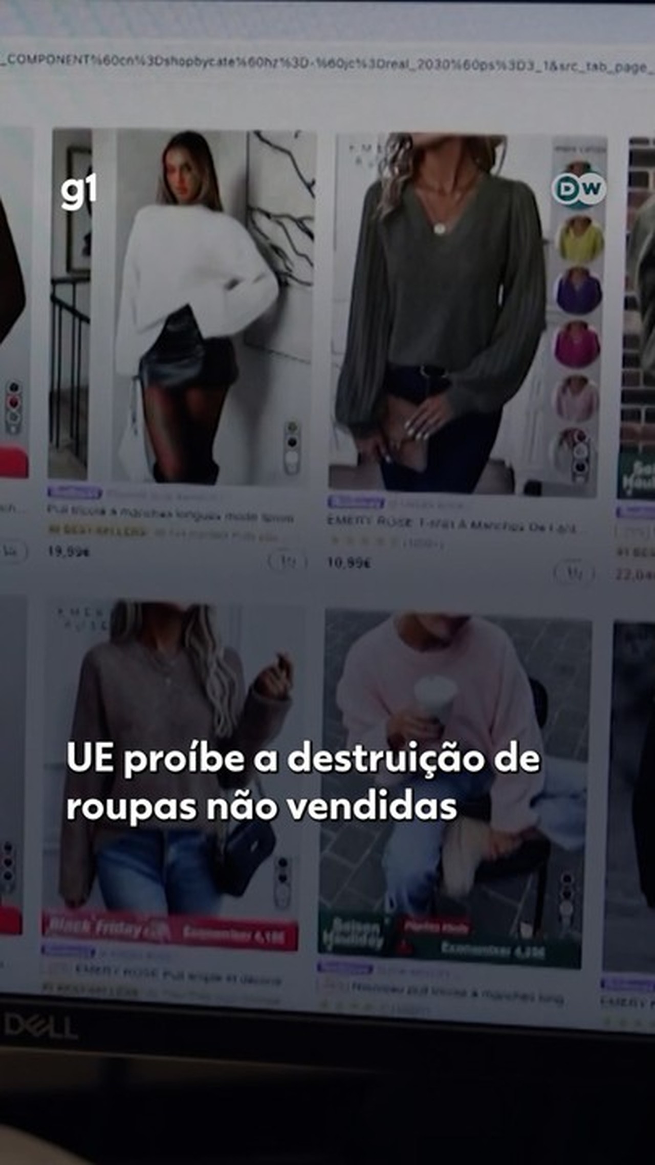 UE proíbe a destruição de roupas não vendidas; veja VÍDEO