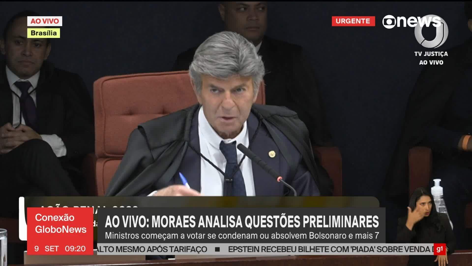 Vídeos: terceiro dia de julgamento trama golpista 
