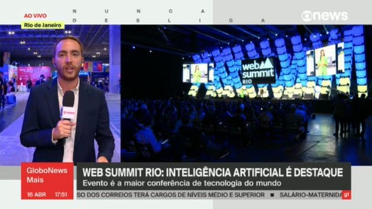 Web Summit Rio: Inteligência artificial é destaque  - Programa: GloboNews Mais 