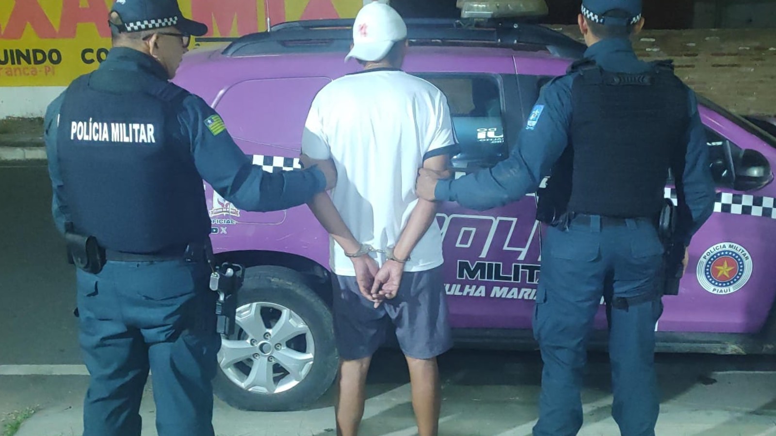 Condenado a 20 anos por tentativa de latrocínio é preso em festa no Centro-Norte do Piauí