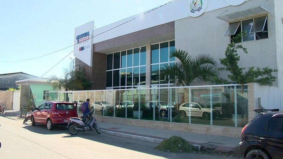 Hospital Materno Infantil Francisco de Assis, em Guarapari — Foto: Reproduo/TV Gazeta
