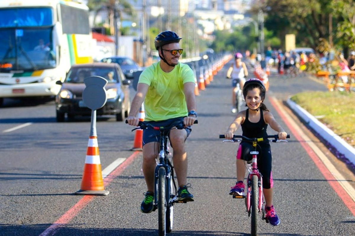 Ciclofaixa volta a funcionar aos domingos em Ribeirão Preto depois de 5 anos