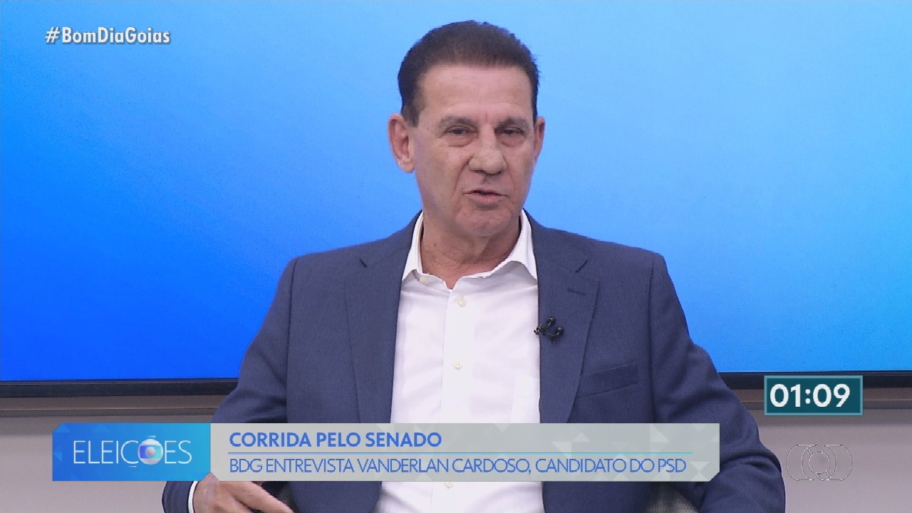 VÍDEOS: Vanderlan Cardoso é entrevistado no Bom dia Goiás