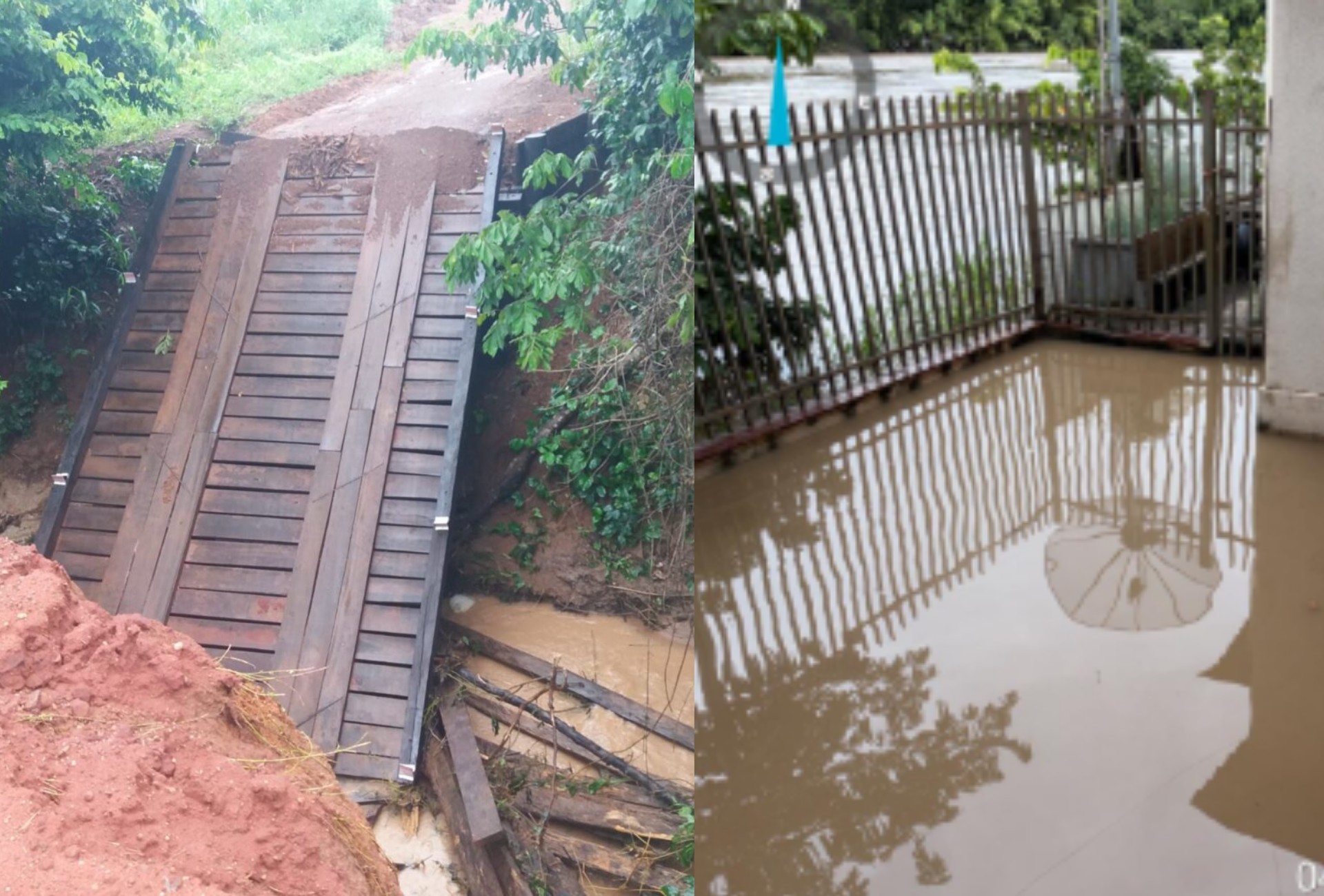 Mais de 200 mm de chuva em quatro dias levam Coxim a decretar situação de emergência