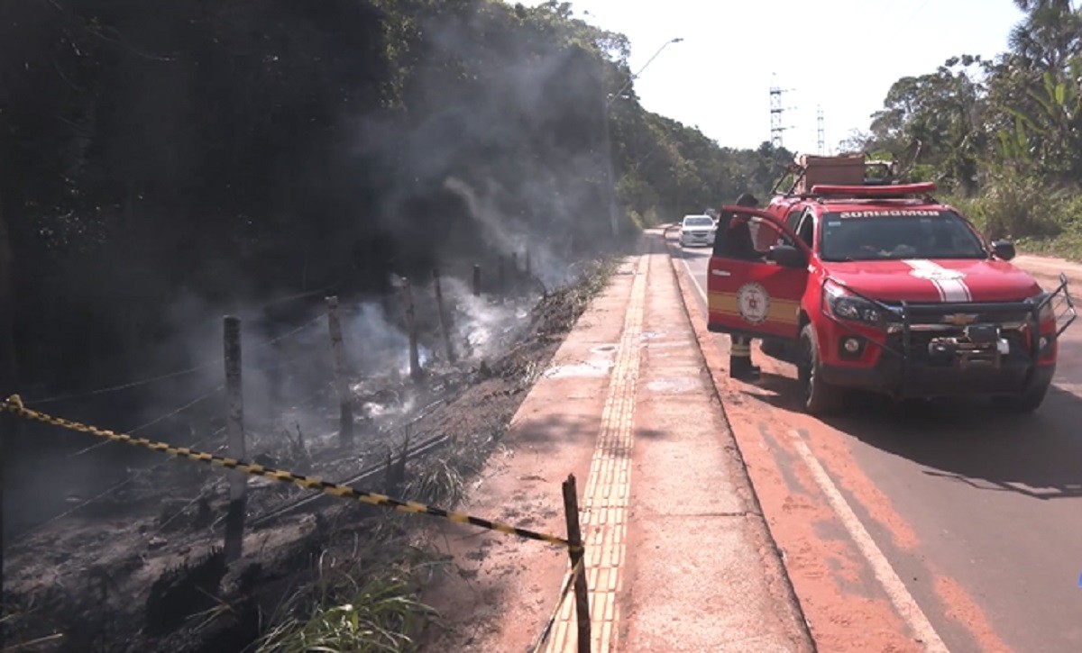 Incêndios em vegetação disparam 233% em Santarém antes do verão amazônico; Bombeiros e Semma reforçam monitoramento