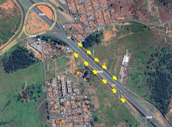 Concessionária libera novo trecho das marginais da Rodovia Marechal Rondon nesta quarta-feira em Bauru