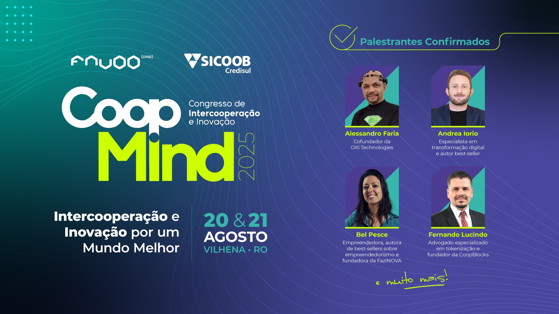 Abertas inscrições para congresso CoopMind 2025 sobre inovação e tecnologia
