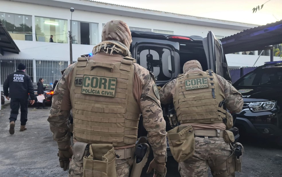 Operação contra narcotráfico cumpre mais de 110 mandados no Sul de Minas e interior de SP — Foto: Polícia Civil