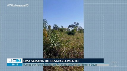 Completa uma semana do desaparecimento de Jorge Basílio em Caseara