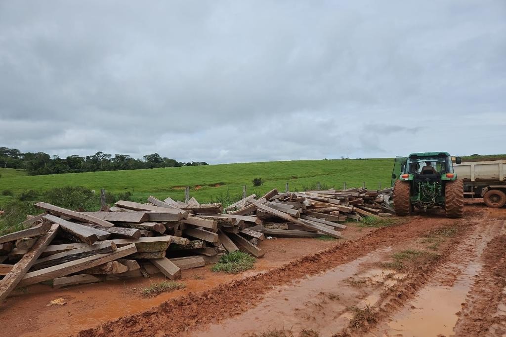 Fazendeiro é multado em R$ 12 mil por armazenar ilegalmente lascas de itaúba para construir cerca em MT
